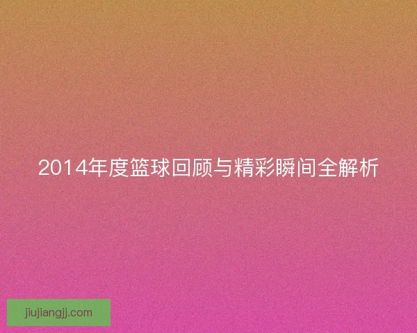2014年度篮球回顾与精彩瞬间全解析
